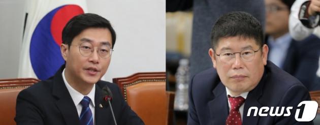 장경태 의원(왼쪽), 김경진 전 의원(오른쪽) ⓒ 뉴스1